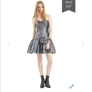 Topshop Archive Collection Tafetta prom 👗 size 4 Metallic dress